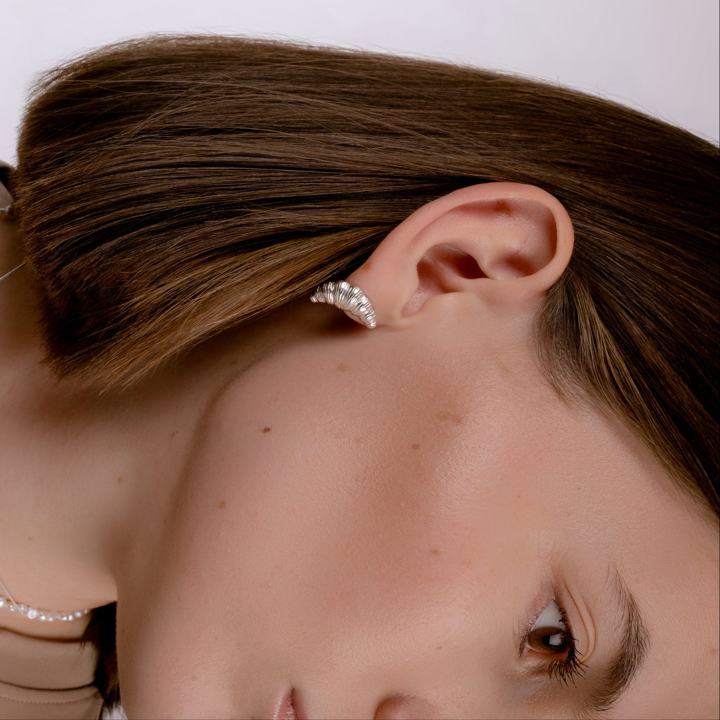 CLASSIC CROISSANT SILVER EARRINGS