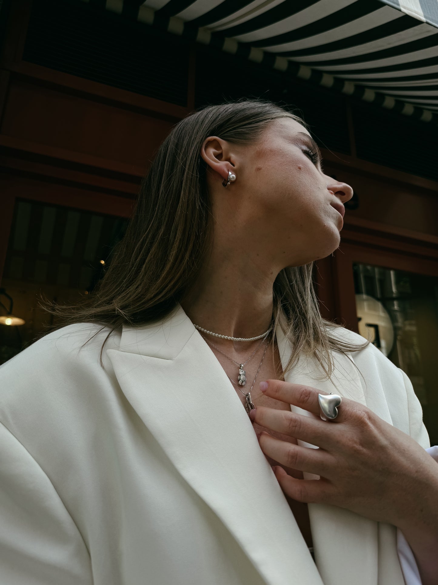 BABYCCINO GEMS SILVER NECKLACE