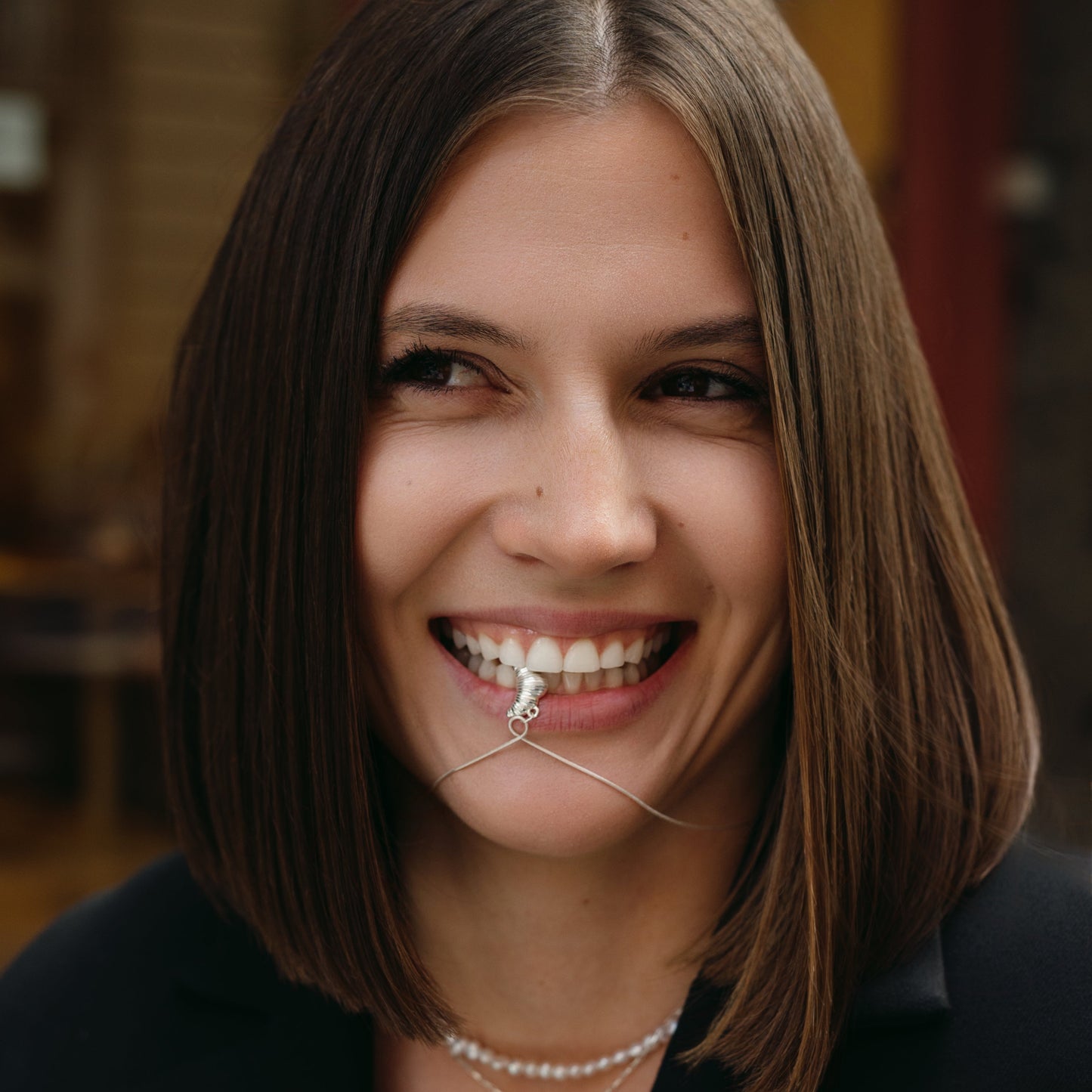 CLASSIC CROISSANT PENDANT NECKLACE