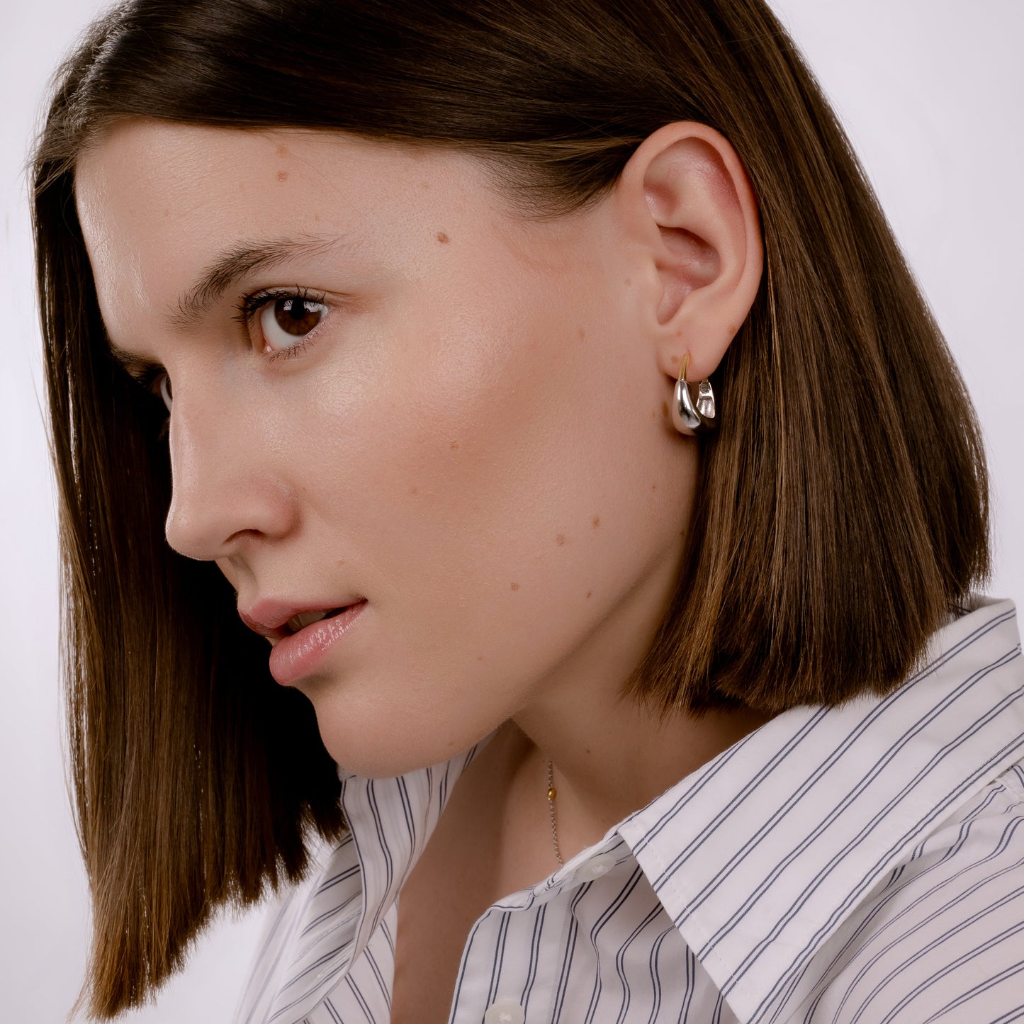 MOKA STATEMENT MIXED METALS EARRINGS