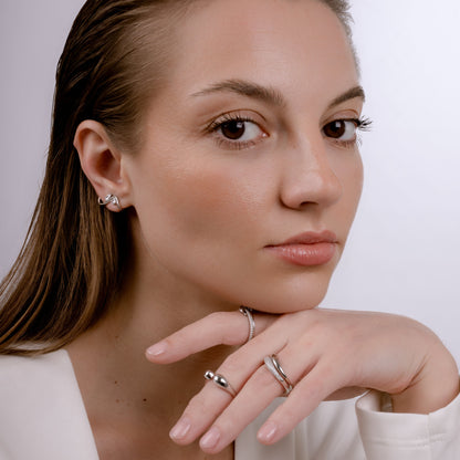 CORTADO ONE SIZE SILVER RING