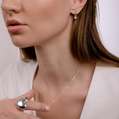 COLIER SILVER QUIET LOVE