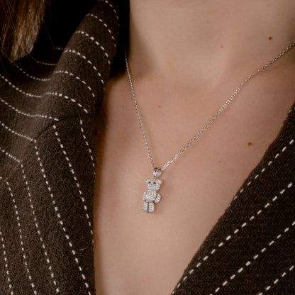 BABYCCINO GEMS SILVER NECKLACE