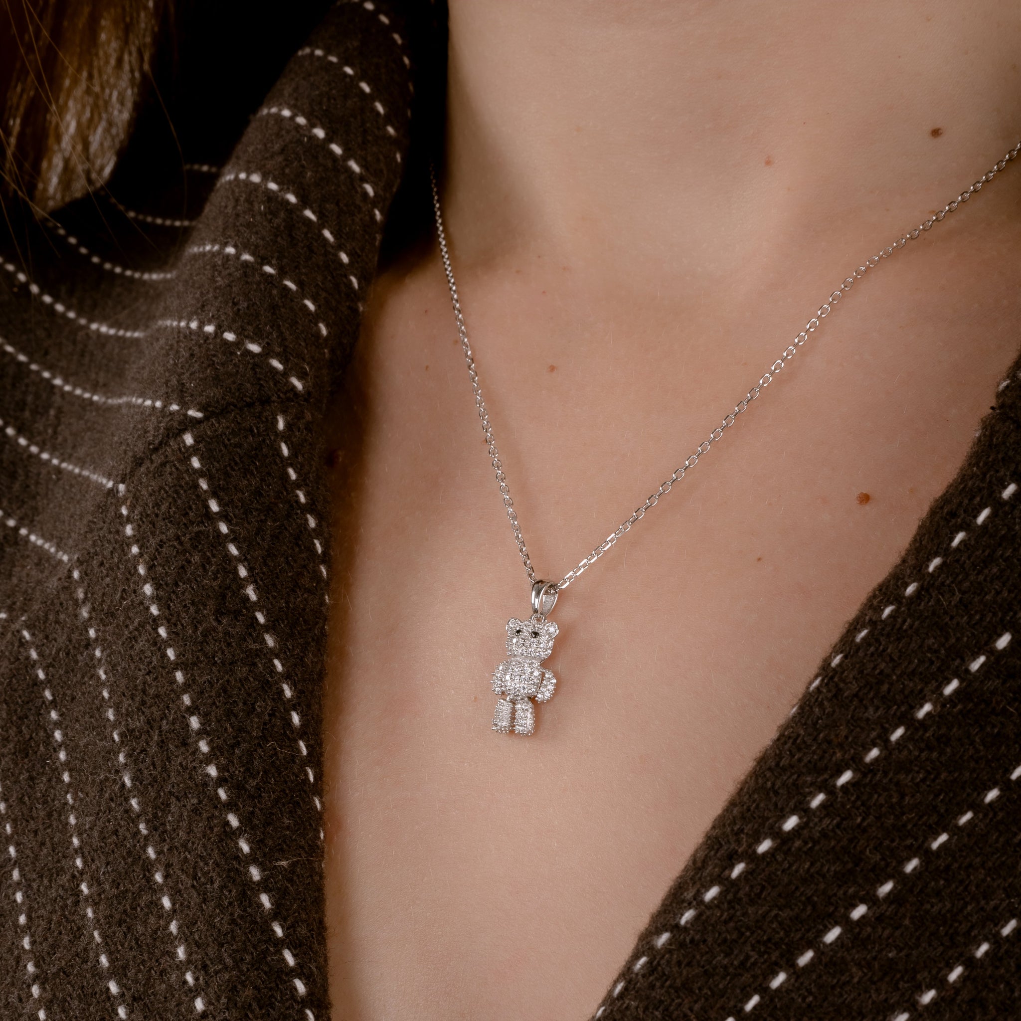 BABYCCINO GEMS SILVER NECKLACE