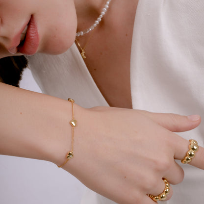 GRANDE CROISSANT GOLD STATEMENT RING