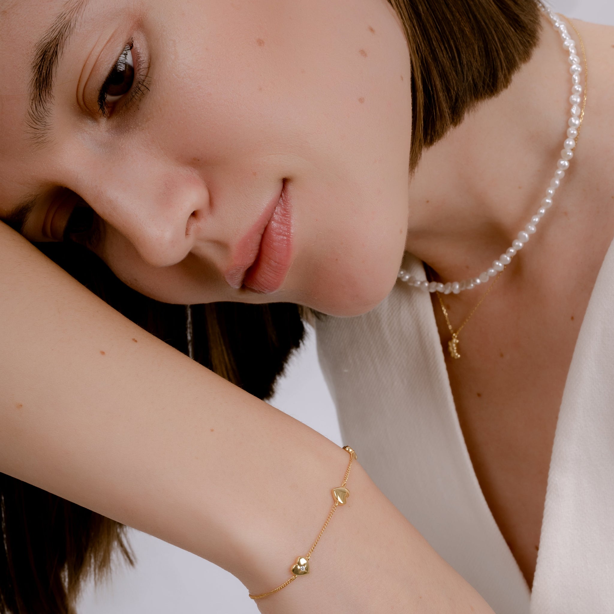 COFFEE BREAK GOLD PLATED BRACELET