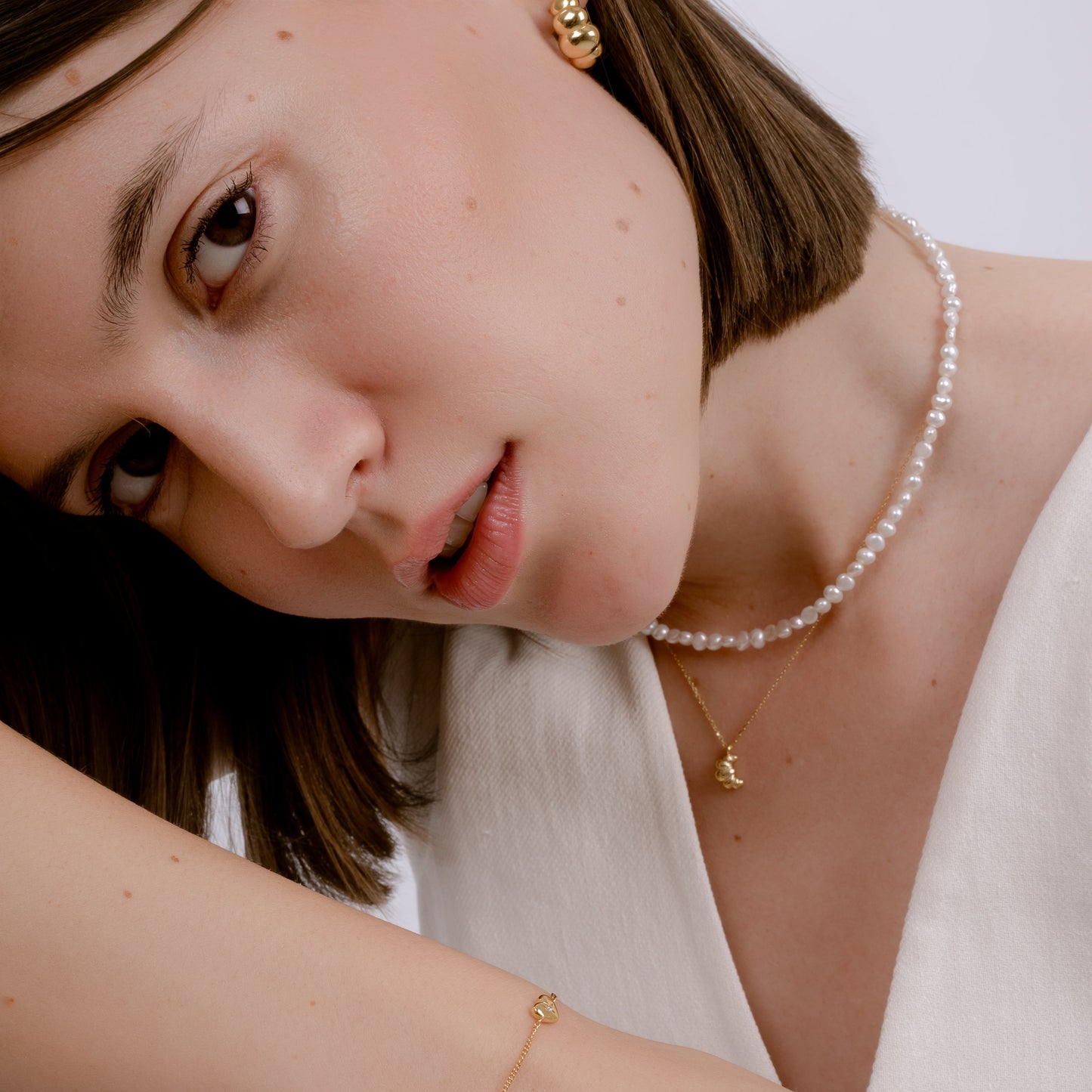 PETIT CROISSANT GOLD EARRINGS