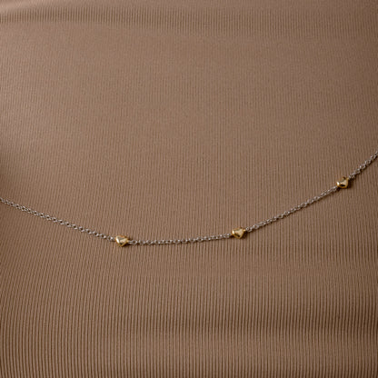 BRATARA SILVER MINI HEARTS
