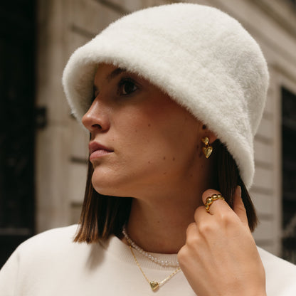 BIG LOVE GOLD PLATED EARRINGS