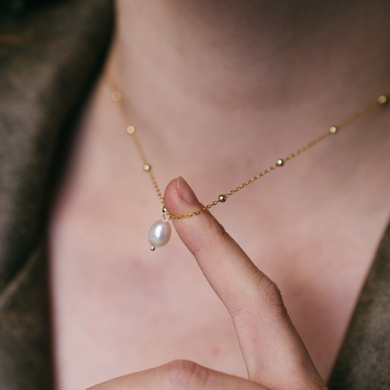 COLIER GOLD TIMELESS PEARL 
