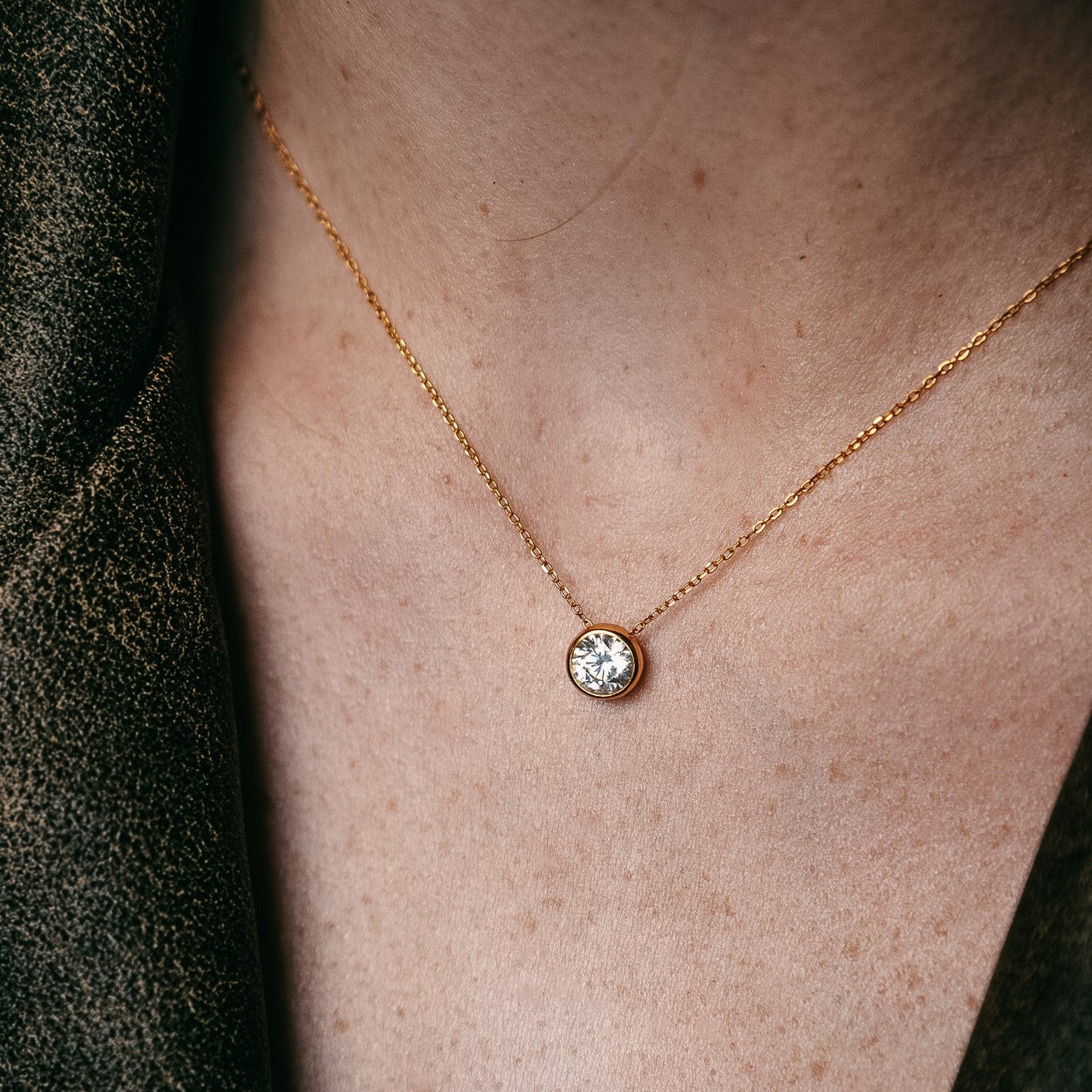 COLIER GOLD CU PANDATIV 8MM SHINE 
