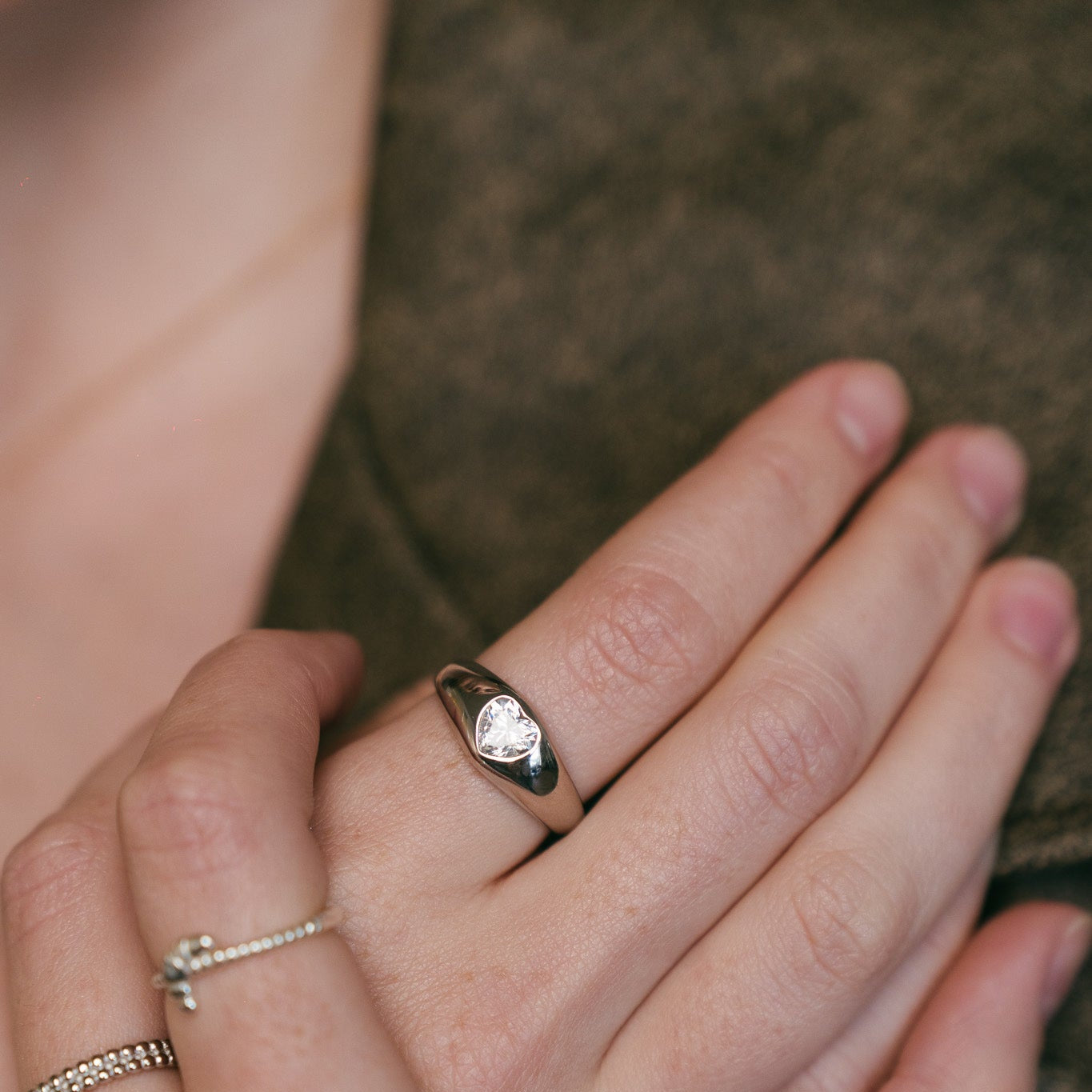INEL SILVER STATEMENT HEART