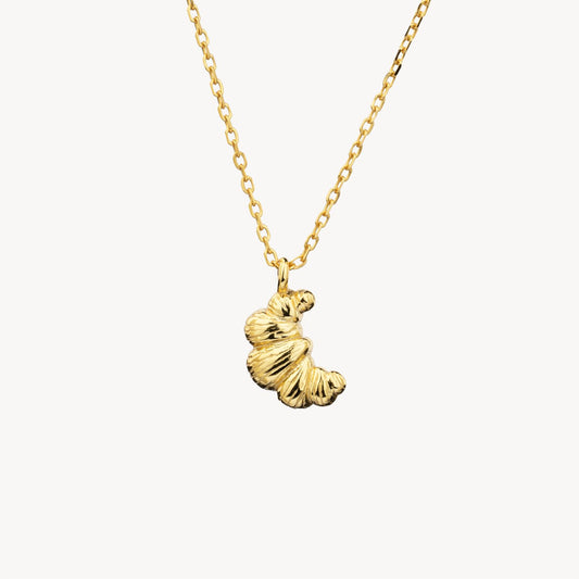 PETIT CROISSANT GOLD NECKLACE