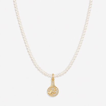 PERSONALIZE YOUR CREMA PEARL NECKLACE