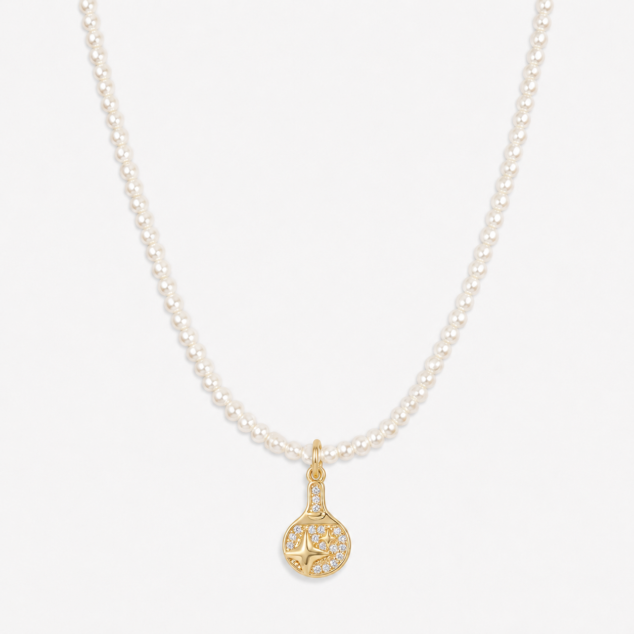 PERSONALIZE YOUR CREMA PEARL NECKLACE