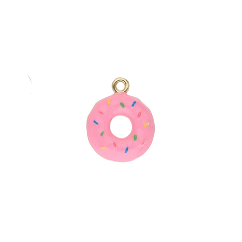 DARK PINK DONUT CHARM