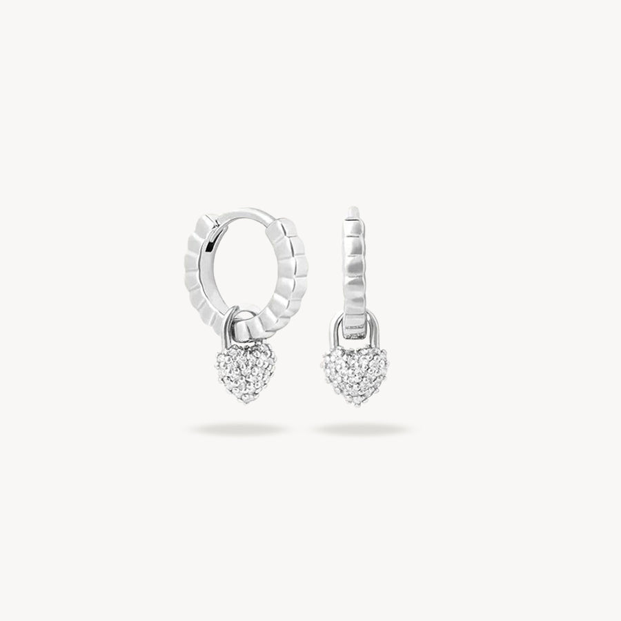 CERCEI SILVER LOCKED HEART