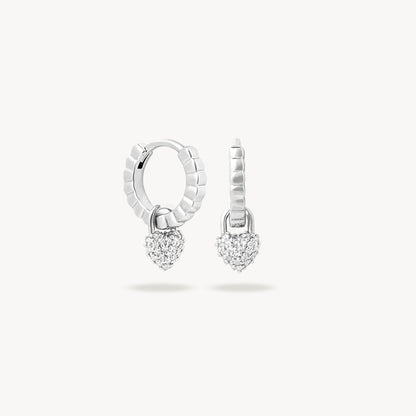 CERCEI SILVER LOCKED HEART