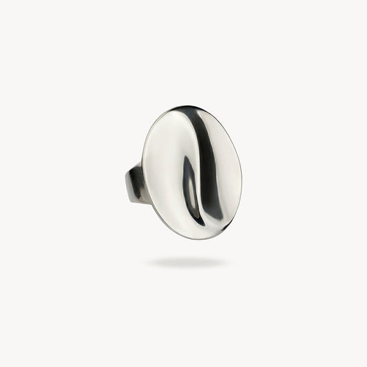 ESPRESSO YOURSELF STATEMENT SILVER RING Argint 925- Flat&White