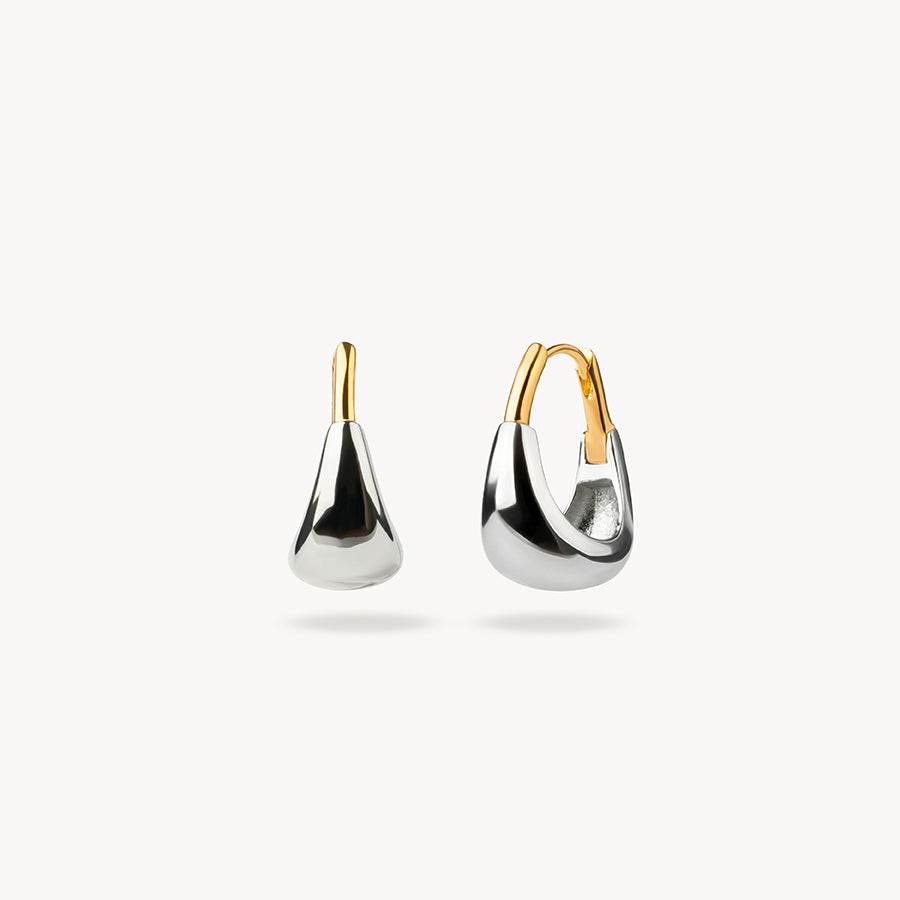 MOKA STATEMENT MIXED METALS EARRINGS