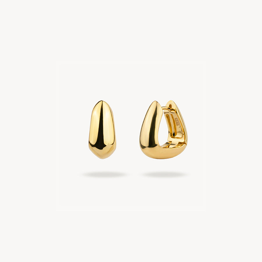 PEAK TIME GOLD PLATED EARRINGS